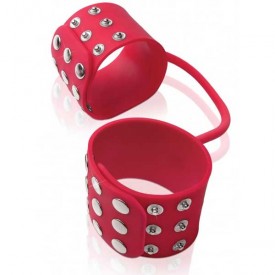 Силиконовые наручники SILICONE CUFFS RED